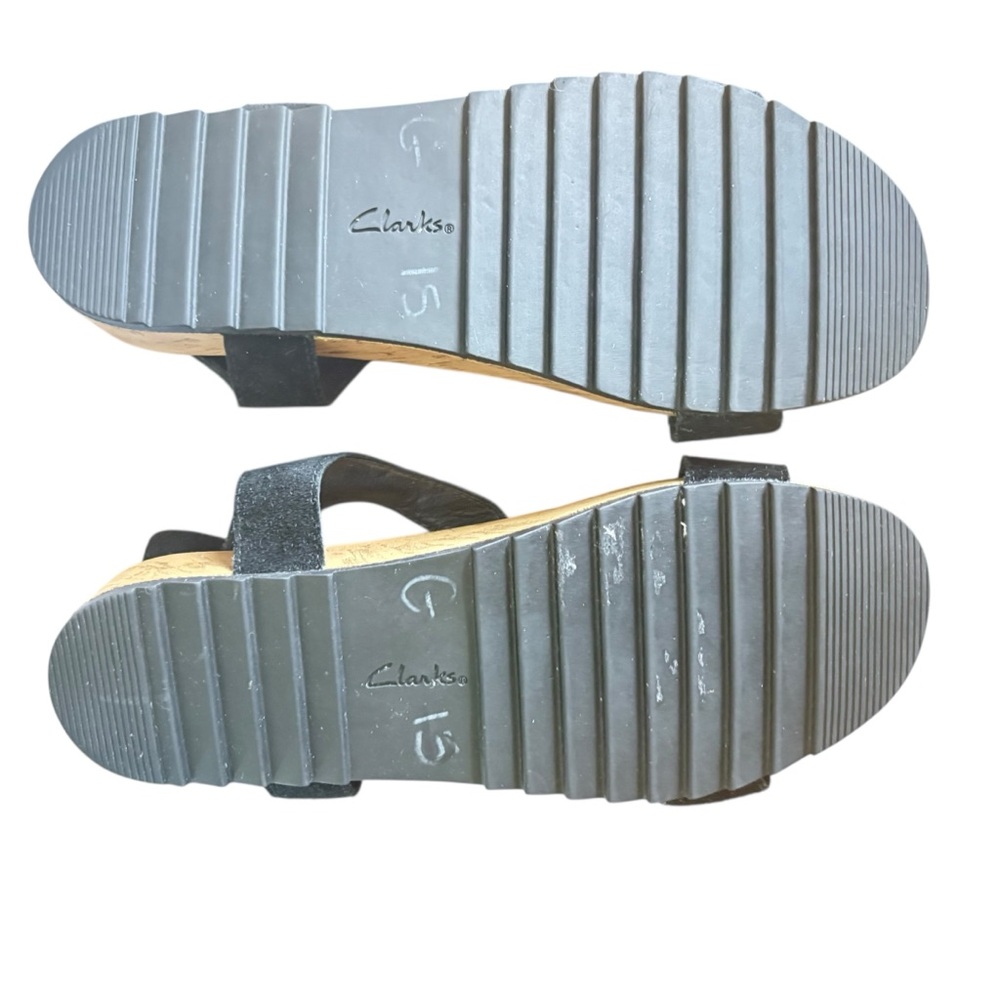Clark’s Somerset’s Black Sandal 8M - Picture 10 of 12